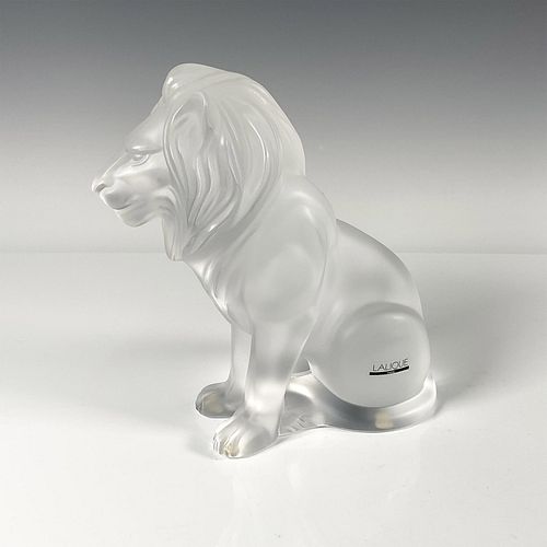 Lalique Crystal Figurine, Lion