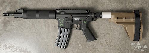 Spike's Tactical model ST-15, AR-15 type semi-automatic pistol,