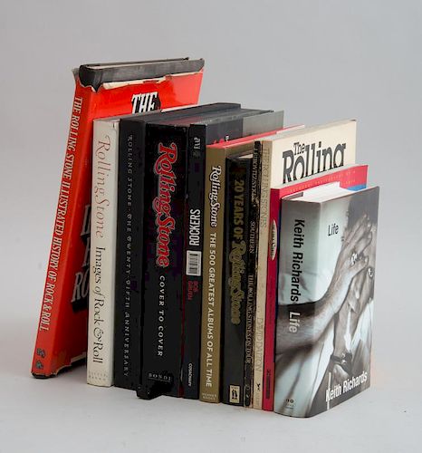 THE ROLLING STONES AND ROLLING STONE MAGAZINE: TWELVE BOOKS