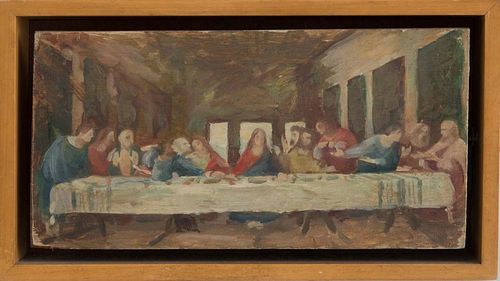 ATTRIBUTED TO JOHN JAMES (b. 1947): THE LAST SUPPER