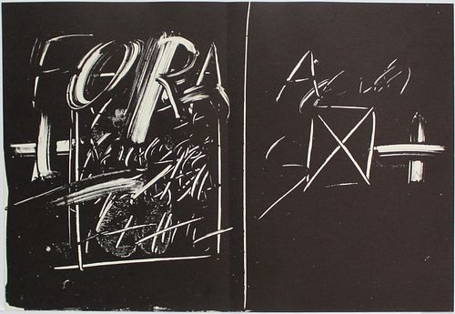 Antoni Tapies (After) - Monotype II