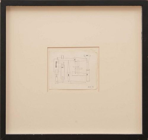 DOROTHY DEHNER (1901-1994): UNTITLED, FROM NICKEL DRAWING SERIES