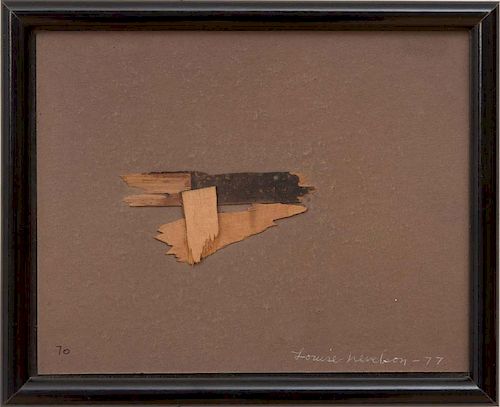 LOUISE NEVELSON (1899-1988): UNTITLED