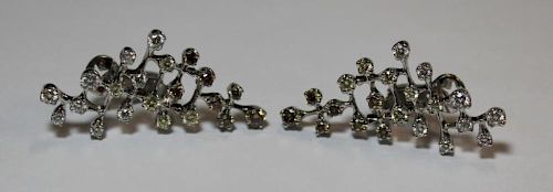 JEWELRY. Pair of H. Stern 18kt Gold and Diamond
