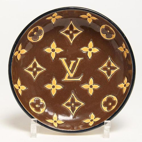 Rare Vintage Louis Vuitton Longwy Ceramic Dish