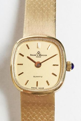 Woman's Vintage Baume & Mercier 14K Gold Watch