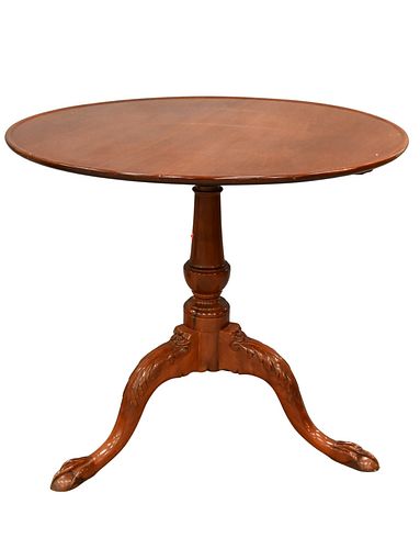 Chippendale Mahogany Tip Tea Table