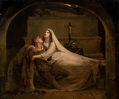THE DEATH OF ROMEO OIL PAINTING