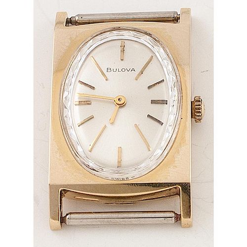 Bulova Gold Tone Wrist Watch Ca. 1970