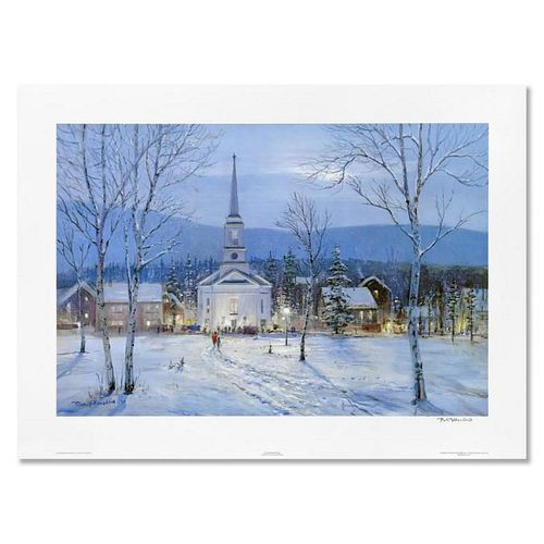 Peter Ellenshaw (1913-2007), "Winter Homecoming" Limited Edition Lithograph, Numbered and Hand Signed with Letter of Authenticity.