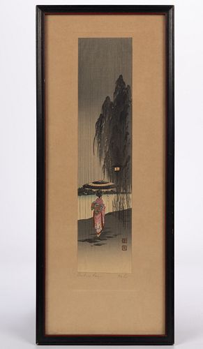 SHODA KOHO (JAPANESE, C. 1871-1946) WOODBLOCK PRINT