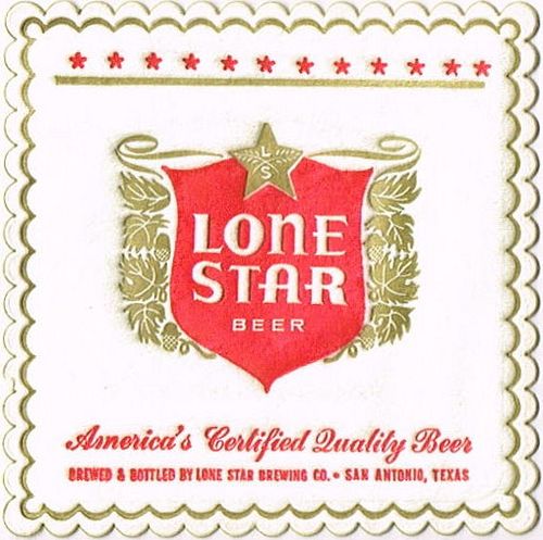 1966 Lone Star Beer 3½ inch TX-LON-61 San Antonio Texas