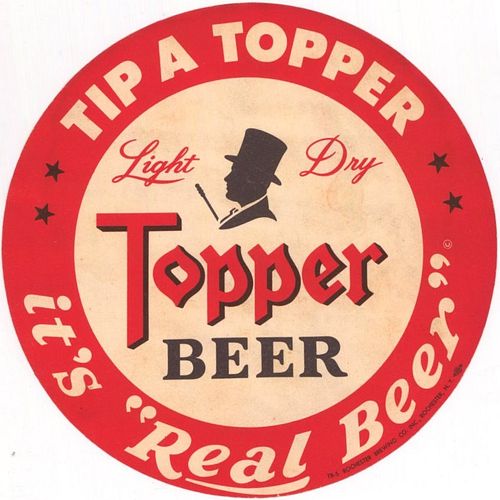 1959 Topper Beer No Ref. Rochester New York