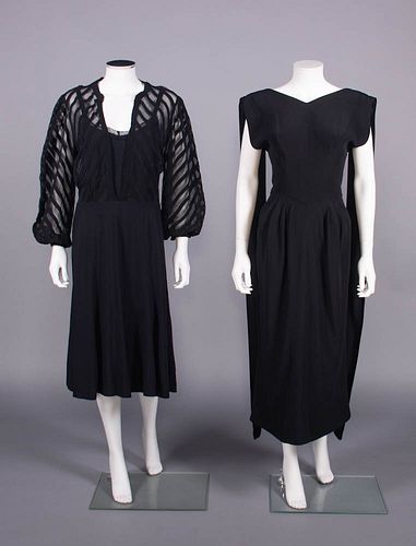IRENE & LANVIN ADAPTATION EVENING DRESSES, USA, LATE 1940-1950s