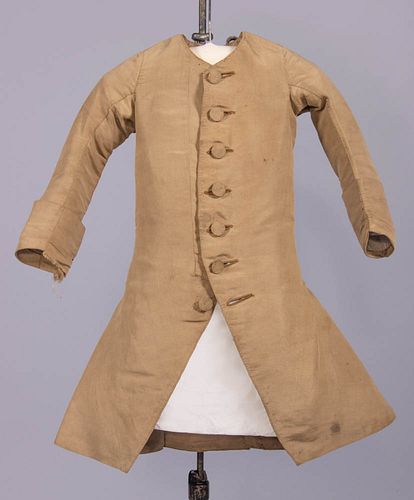 BOY’S SILK FROCK COAT, 1740s