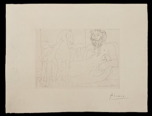 Picasso, "...le Jeune Cavalier"-1939, Vollard
