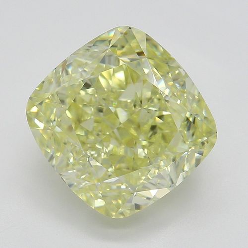 2.52 ct, Natural Fancy Yellow Even Color, VVS2, Cushion cut Diamond (GIA Graded), Appraised Value: $45,300 