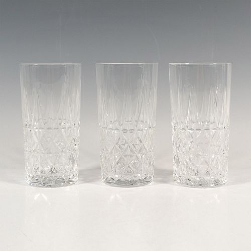 3pc Baccarat Crystal Cocktail Glasses