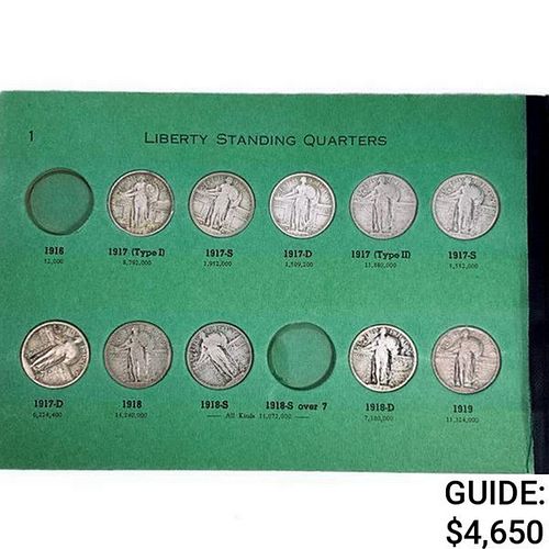1917-1930 Standing Liberty Album (36 Coins)   
