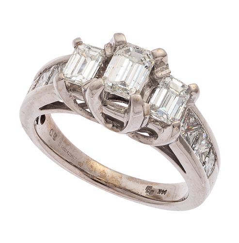 Diamond,14k White Gold Ring