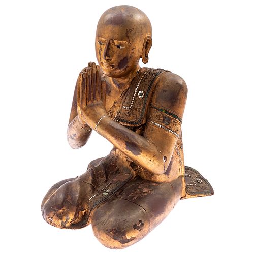 Thai Figure of a Monk