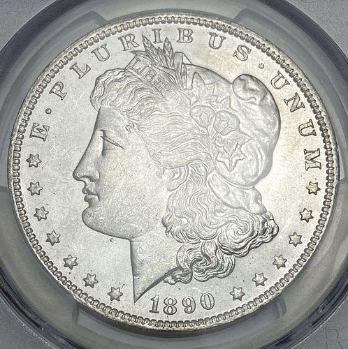 1890-O Morgan Silver Dollar PCGS MS64+