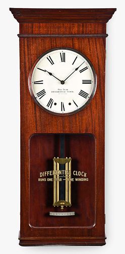 Differential Power Clock Co year running hanging clock