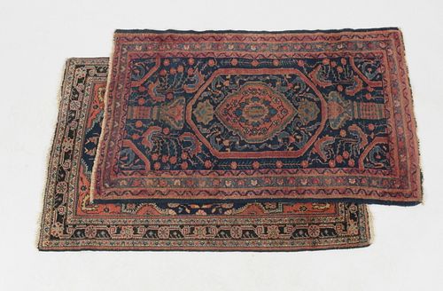 Two Persian Village Rugs, 20th Century