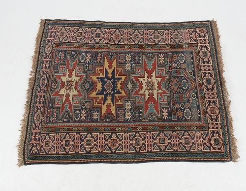 Kuba 'Lesghi Star' Design Prayer Rug, Caucasus, 19th Century