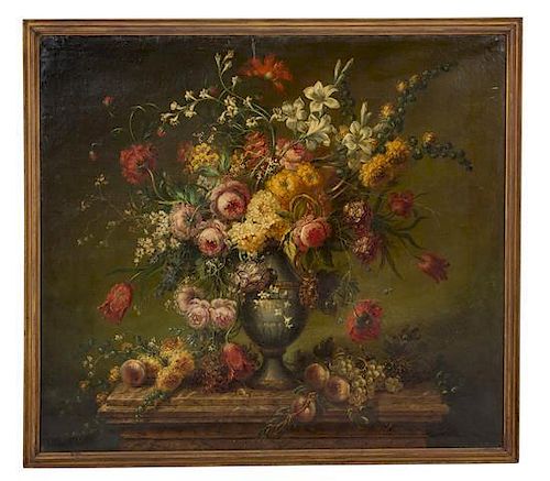 Artist Unknown, (Continental, 19th Century), Floral Still Life