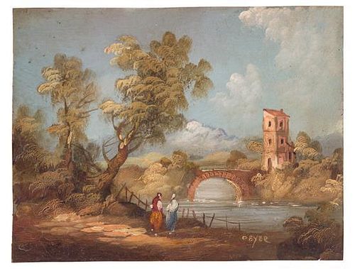 Jan Deyer, (Dutch, 19th Century), Landscape