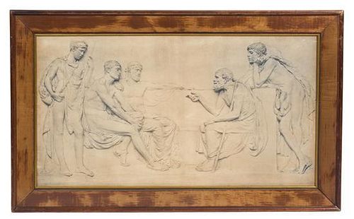 Frederick Hollyer, (British, 1837-1933), Photograph of a Classical Frieze