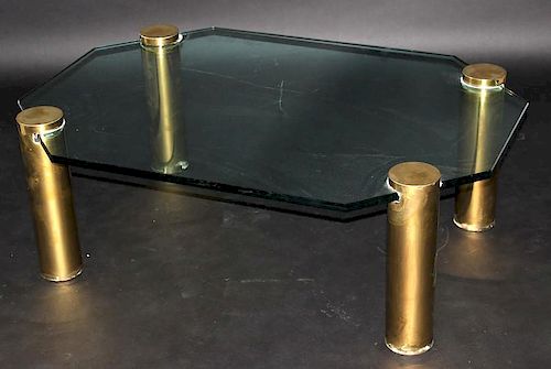 POSSIBLY KARL SPRINGER COFFEE TABLE