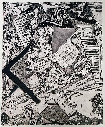 Frank Stella (After) - Swan Engraving III