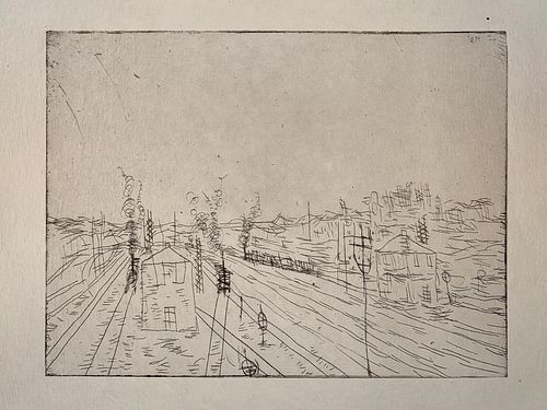 Paul Klee - Railroad Station (After)