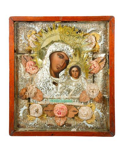 An Icon of the Virgin Hodegetria, in Kiot.