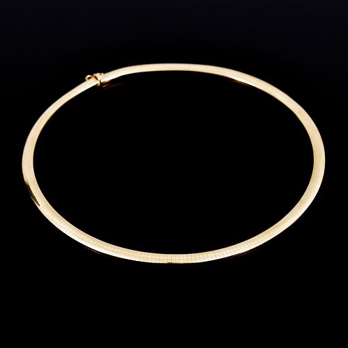 14K Gold Omega-Style Estate Chain / Necklace