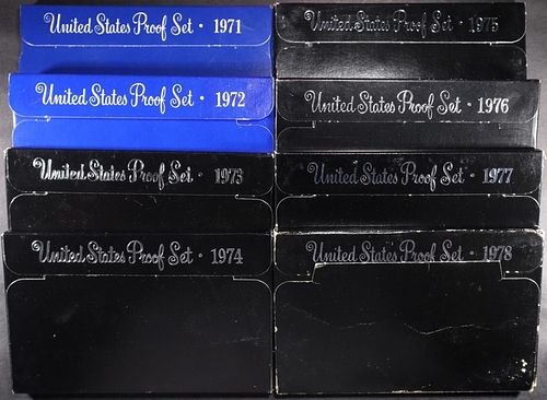 1971-1978 US PROOF SETS