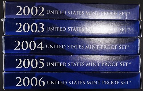 2002-2006 US PROOF SETS