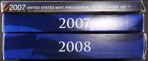 2007 & 2008 US PROOF SETS