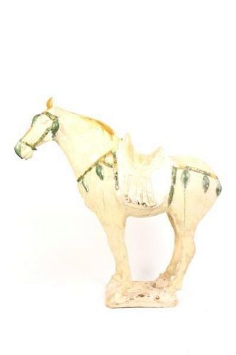Large Chinese Tang Dynasty Style Horse Sculpture