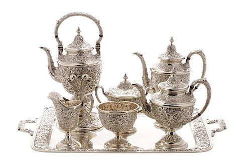 Manchester Silver Sterling Tea & Coffee Service