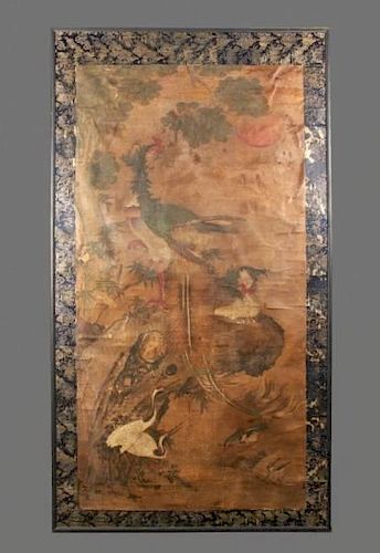 Jiang Tingxi, Early Qing Dyn. Painting w/ Phoenix