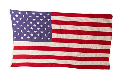 Storm King U.S. 50 Star Cotton Flag, H 5' 2'' L 9' 1''
