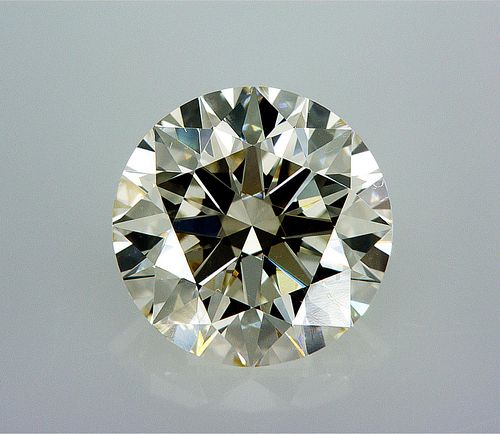 Natural 3.71 ct, Color K/VS1 GIA Graded Diamond