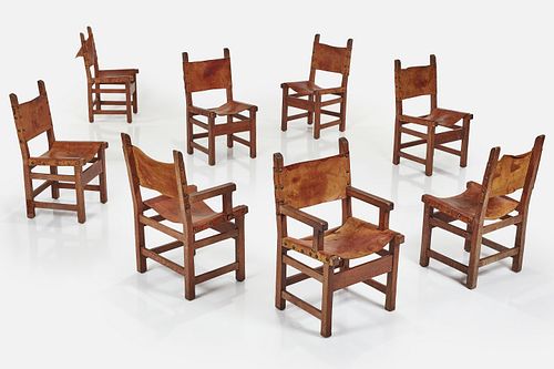 Spanish, Dining Chairs (8)