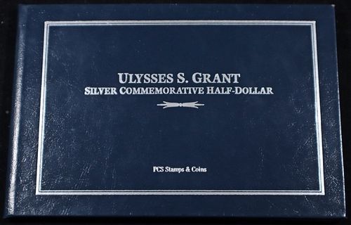 1922 SILV COMM HALF DOLLAR PCS STAMPS&COINS ALBUM