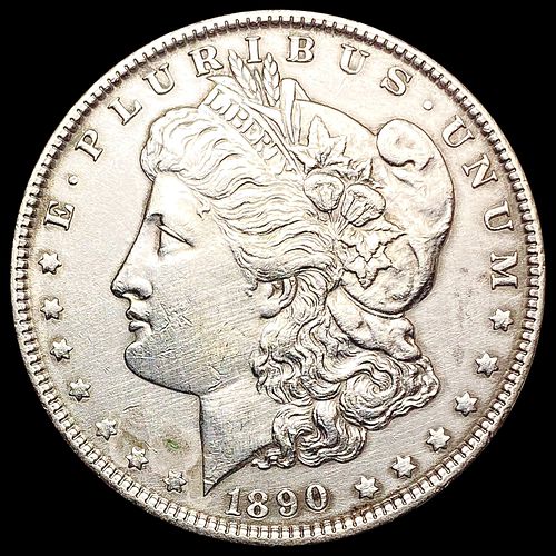 1890 Morgan Silver Dollar CLOSELY UNCIRCULATED