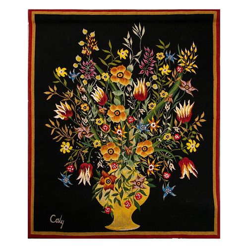 Caly Odette Aubusson Tapestry, A Voix Basse