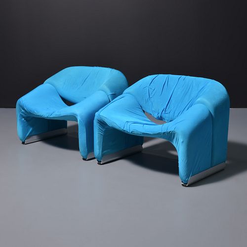 Pair of Pierre Paulin GROOVY Lounge Chairs